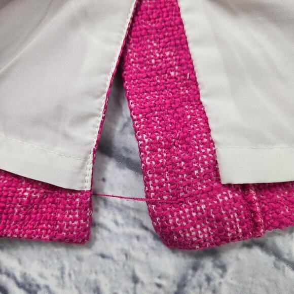 Banana Republic Pencil Skirt Bright Pink Tweed Barbiecore Career size 6 - Picture 13 of 13